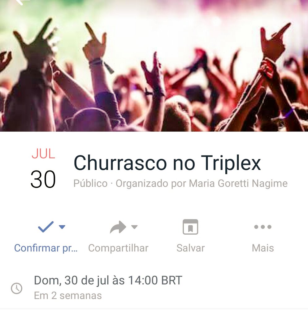 Churrasco no triplex