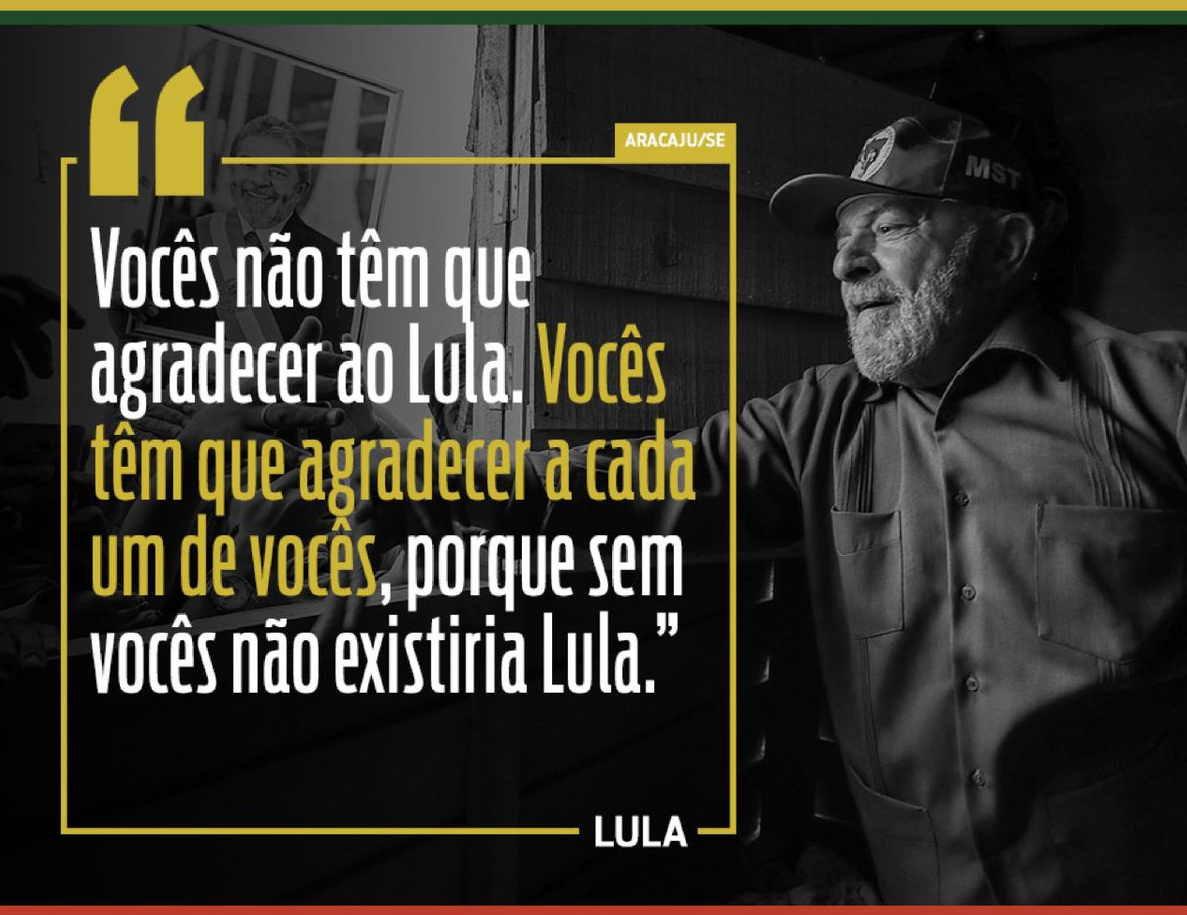 Lula sem povo não existe