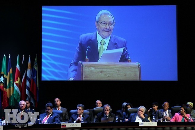 Raul castro en celac