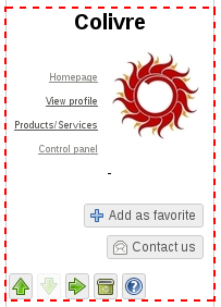 Profile info block