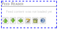 Feed reader block