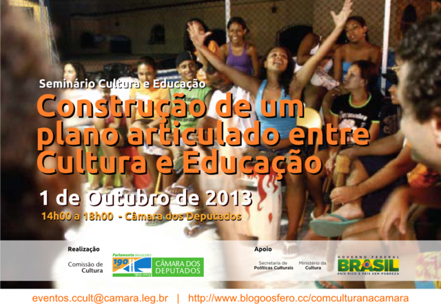 Convite digital seminario culturaeducacao display