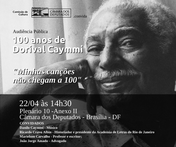 Audiência pública 100 anos de caymmi display