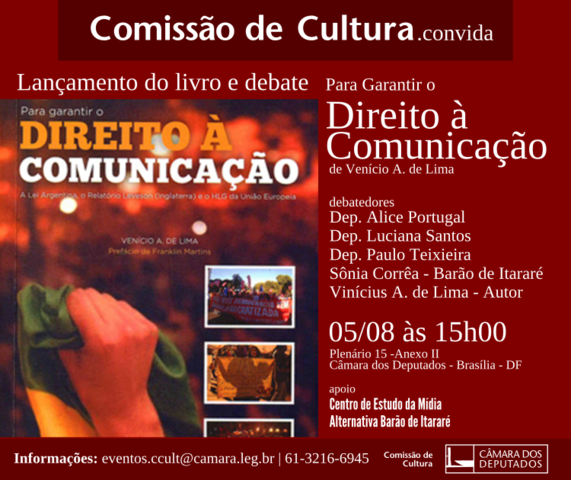 Convite livro venicio display