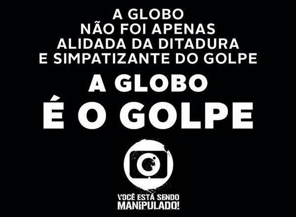 Globo É o golpe display